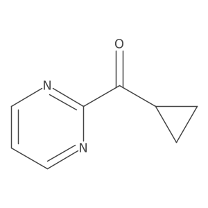 Cyclopropyl(pyrimidin-2-yl)methanone Structure