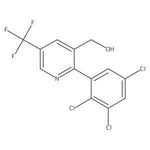 2-(2,3,5-Trichlorophenyl)-5-(trifluoromethyl)pyridine-3-methanol Structure