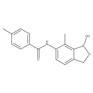 N-(1-hydroxy-7-methyl-3H-2,1-benzoxaborol-6-yl)-4-methylbenzamide Structure