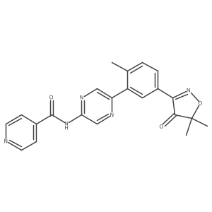 N-(5-(5-(5,5-dimethyl-4-oxo-4,5-dihydroisoxazol-3-yl)-2-methylphenyl)pyrazin-2-yl)isonicotinamide Structure