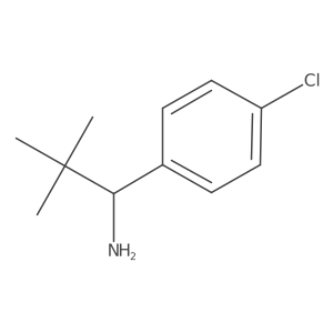 (R)-1-(4-Chlorophenyl)-2,2-dimethylpropan-1-amine结构式
