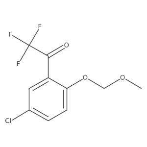 4-(Methoxymethoxy)-3-(trifluoroacetyl)chlorobenzene结构式