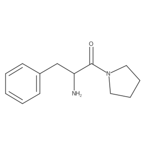 (R)-2-Amino-3-phenyl-1-(pyrrolidin-1-yl)propan-1-one Structure