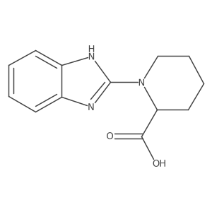 1-(1H-benzo[d]imidazol-2-yl)piperidine-2-carboxylic acid Structure