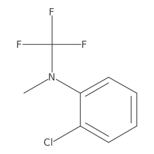 2-chloro-N-methyl-N-(trifluoromethyl)aniline Structure