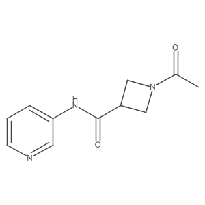 1-acetyl-N-(pyridin-3-yl)azetidine-3-carboxamide Structure