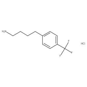 4-[4-(Trifluoromethyl)phenyl]butan-1-amine hydrochloride结构式