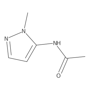 N-(1-methyl-1H-pyrazol-5-yl)acetamide Structure