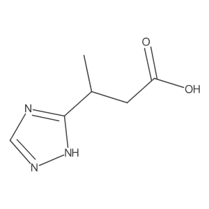 3-(1H-1,2,4-triazol-3-yl)butanoic acid Structure