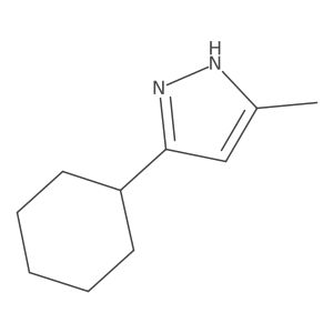3-cyclohexyl-5-methyl-1H-pyrazole Structure