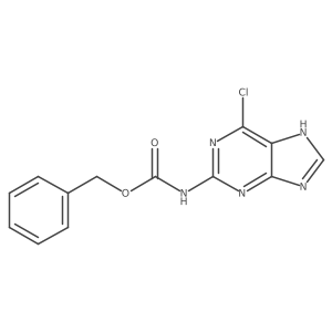 benzyl N-(6-chloro-7H-purin-2-yl)carbamate Structure
