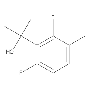 2-(2,6-Difluoro-3-methylphenyl)propan-2-ol结构式