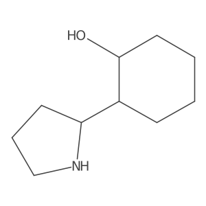 2-(Pyrrolidin-2-yl)cyclohexan-1-ol Structure