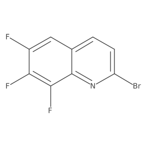 2-Bromo-6,7,8-trifluoroquinoline Structure
