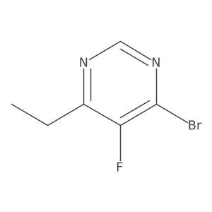 4-Bromo-6-ethyl-5-fluoropyrimidine Structure