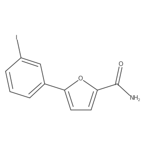 5-(3-Iodophenyl)furan-2-carboxamide Structure