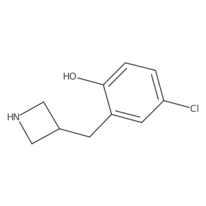 2-[(Azetidin-3-yl)methyl]-4-chlorophenol Structure