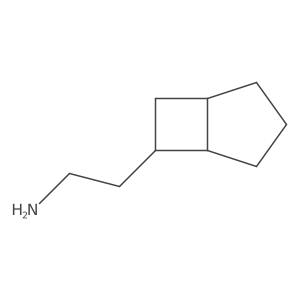 2-{Bicyclo[3.2.0]heptan-6-yl}ethan-1-amine结构式