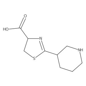 2-(Piperidin-3-yl)-4,5-dihydro-1,3-thiazole-4-carboxylic acid Structure