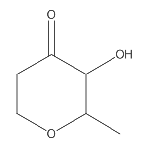2-Methyl-3-oxy-4-pyrone Structure