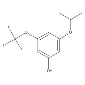 3-(Propan-2-yloxy)-5-(trifluoromethoxy)phenol Structure