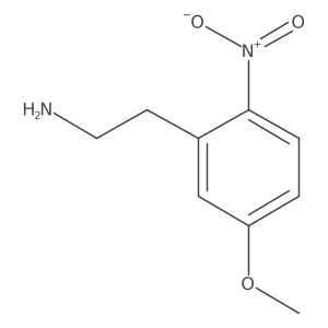 2-(5-Methoxy-2-nitrophenyl)ethylamine结构式