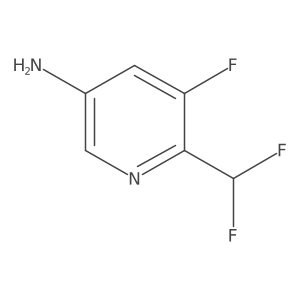 6-(Difluoromethyl)-5-fluoropyridin-3-amine Structure