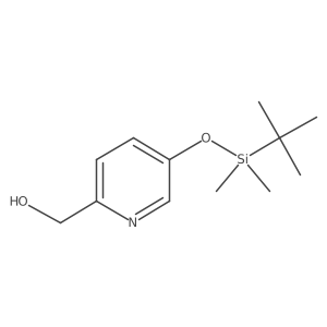 5-[[(1,1-Dimethylethyl)dimethylsilyl]oxy]-2-pyridinemethanol结构式