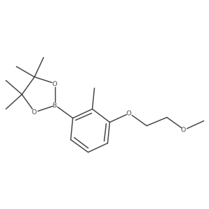 2-(3-(2-Methoxyethoxy)-2-methylphenyl)-4,4,5,5-tetramethyl-1,3,2-dioxaborolane Structure