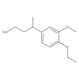 3-(4-Ethoxy-3-methoxyphenyl)butan-1-amine Structure