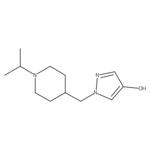 1-((1-Isopropylpiperidin-4-yl)methyl)-1H-pyrazol-4-ol Structure