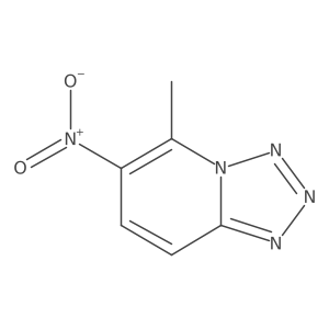 5-Methyl-6-nitrotetrazolo[1,5-a]pyridine结构式