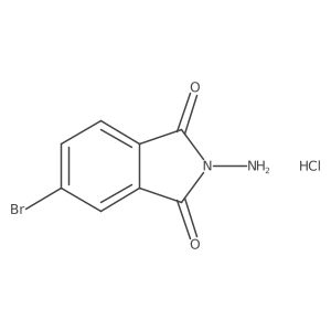 2-amino-5-bromo-2,3-dihydro-1H-isoindole-1,3-dione hydrochloride Structure