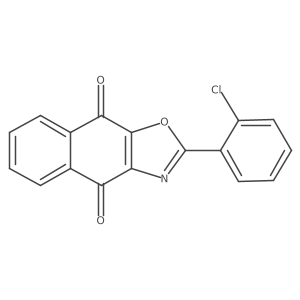 2-(2-Chlorophenyl)-4,9-dihydro-4,9-dioxo-naphtho[2,3-d]oxazole Structure