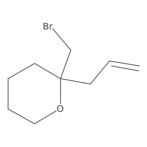 2-(Bromomethyl)-2-(prop-2-en-1-yl)oxane Structure