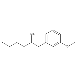 1-(3-Methoxyphenyl)hexan-2-amine结构式