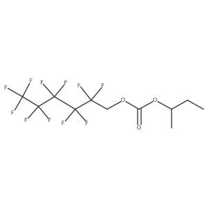 sec-Butyl 1H,1H-perfluorohexyl carbonate Structure