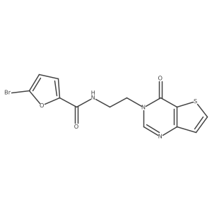 5-bromo-N-(2-(4-oxothieno[3,2-d]pyrimidin-3(4H)-yl)ethyl)furan-2-carboxamide Structure