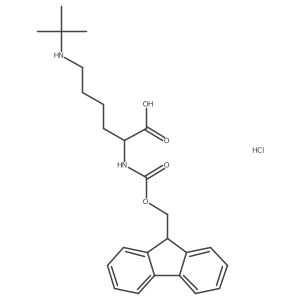 Fmoc-D-Lys(tBu)-OH.HCl Structure