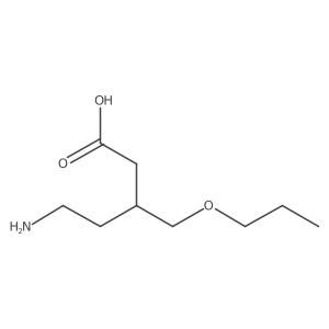 5-Amino-3-(propoxymethyl)pentanoic acid结构式