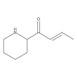 1-[(2S)-piperidin-2-yl]but-2-en-1-one结构式