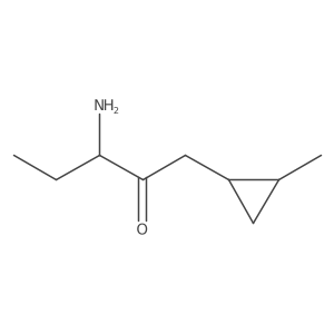 (3R)-3-amino-1-(2-methylcyclopropyl)pentan-2-one结构式