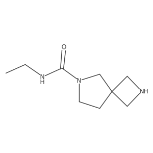 N-ethyl-2,6-diazaspiro[3.4]octane-6-carboxamide结构式