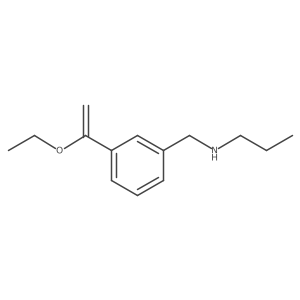 {[3-(1-Ethoxyethenyl)phenyl]methyl}(propyl)amine结构式