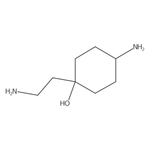 4-Amino-1-(2-aminoethyl)cyclohexan-1-ol Structure