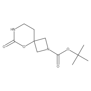 Tert-butyl 6-oxo-5-oxa-2,7-diazaspiro[3.5]nonane-2-carboxylate Structure
