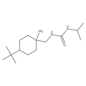 1-[(1-Amino-4-tert-butylcyclohexyl)methyl]-3-(propan-2-yl)urea结构式