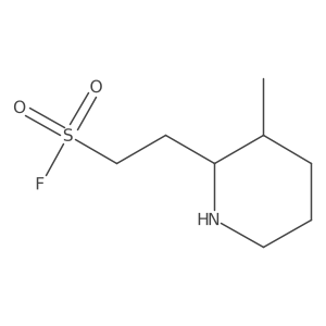 2-(3-Methylpiperidin-2-yl)ethane-1-sulfonyl fluoride结构式