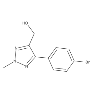 5-(4-Bromophenyl)-2-methyl-2H-1,2,3-triazole-4-methanol Structure
