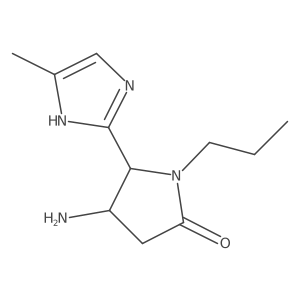 4-amino-5-(5-methyl-1H-imidazol-2-yl)-1-propylpyrrolidin-2-one Structure
